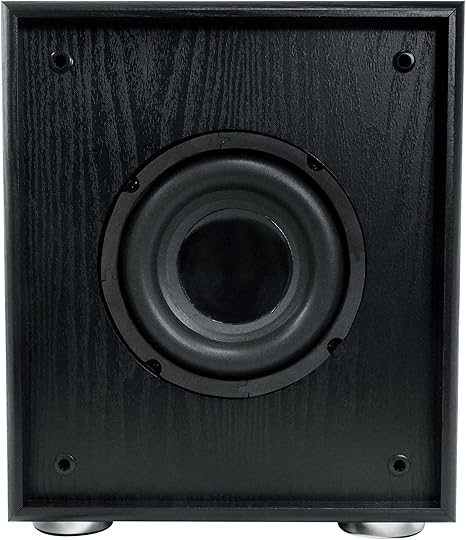 Rockville Rock Shaker 6.5", 200W Powered Subwoofer for Home Theater, Black, Includes Remote, Solid MDF Enclosure, RCA Inputs/Outputs, Variable Crossover - Perfect for Movies, Studio, and Home Audio - Image 2