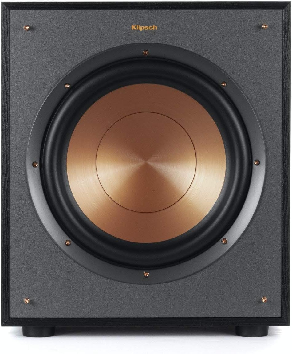 Klipsch R-100SW 10" Subwoofer, Incredibly Deep Bass and an All-digital Amplifier,14 5" x 12 5" x 16 4" - Image 3