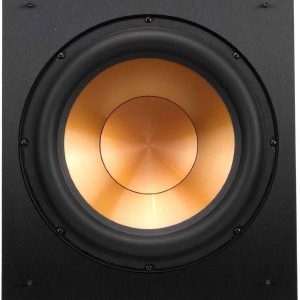Klipsch R-12SW Powerful Deep Bass Front Firing 12" Copper-Spun Driver 400W Digital Power Subwoofer 14" X 18.5" X 16"